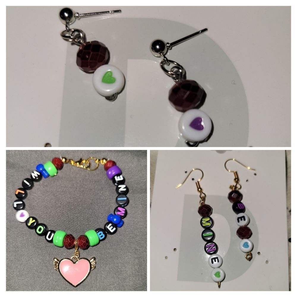 COPY Will you be mine valentines 💝 day charm bracelet bundle